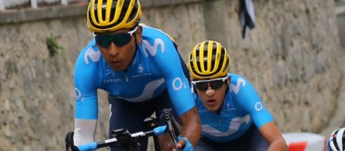 Nairo Quintana impegnato al Tour de France