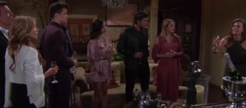 Theo can see problems for Kyle, Lola, Summ t and Phyllis .(Image Source: Y&R-YouTube.))