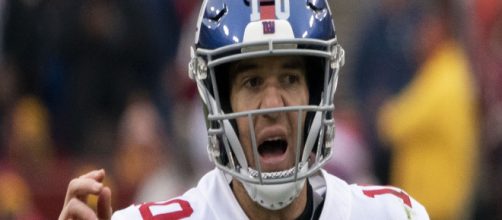 Eli Manning is not a fan of OBJ's comments [Image via Keith Allison/Wikimedia Commons]