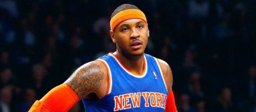 Carmelo Anthony during his time with the Knicks. [Image source: Celebs Journey/Flickr]