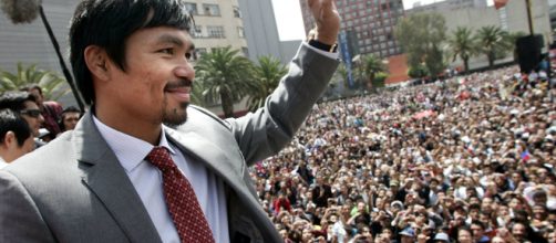 Manny Pacquiao has given away over $200 million during his career. [Image Source: Boxing Insider/Flickr]