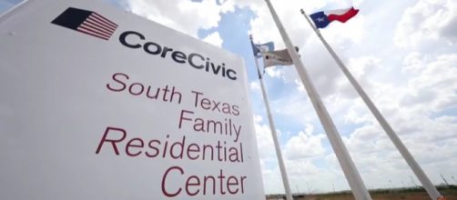 South Texas Family Residential Center DILLEY, TX,(Image via Defense Flash News/ICE, YouTube)