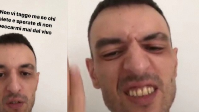 CaneSecco durante le stories contro Arcade Boyz e Comagatte.