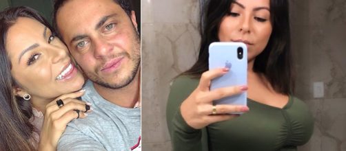 Casal espera o primeiro filho. (Reprodução/Instagram/@thammymiranda/@andressaferreiramiranda)