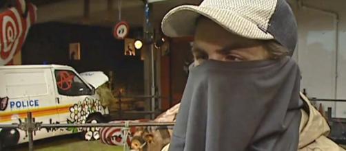 A 2003 ITV interview allegedly with Banksy has come to light. [Image ITV News/YouTube]