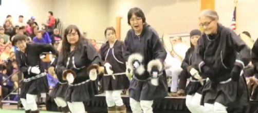 Inuit culture and dancing in Barrow, Utqiagvik, Alaska. [Image source/BourgeoisPhotography YouTube video]