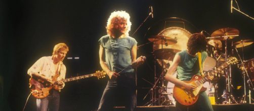 I Led Zeppelin durante il loro tour
