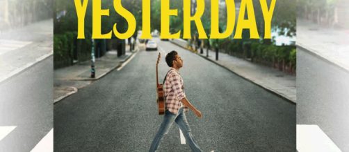 La locandina del fim "Yesterday", ispirata alla celebre copertina di "Abbey Road"