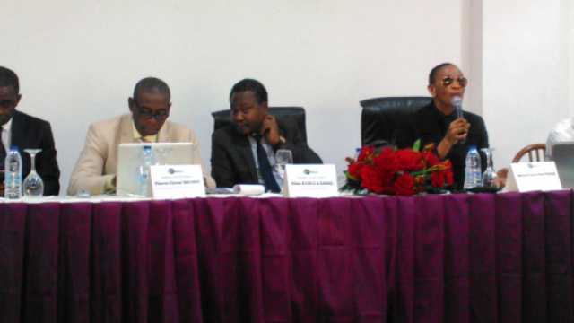 Première sortie du Synajic à Yaoundé le 9 juillet 2019 © Odile Pahai