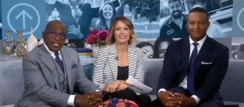 'Today' third hour co-hosts Al Roker (L) and Dylan Dreyer squabble over proper texting hours. [Image source: TODAY-YouTube]
