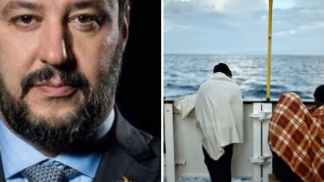 Salvini impone multe fino a 1 milione di euro a chi trasporta migranti.