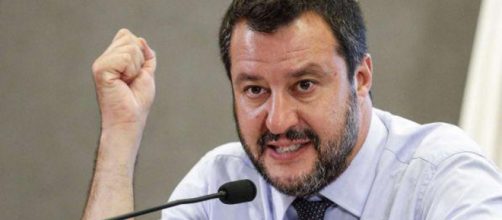 Il ministro dell'interno Matteo Salvini