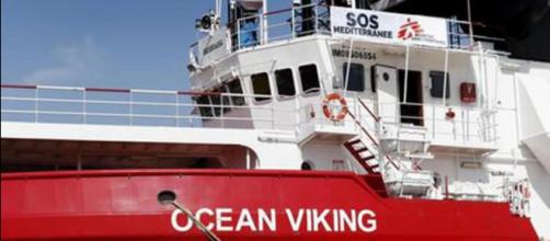 La nave soccorso Ong Ocean Viking