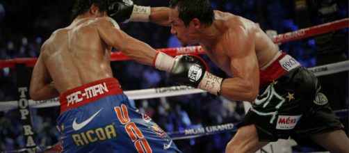 Manny Pacquiao and Juan Manuel Marquez had four epic matches in their career – image credit: Coachran96/Flicker