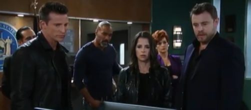 Jason, Drew, and Sam deal with Franco who believes he is Andrew Cane. [Image Source: General Hospital-YouTube]