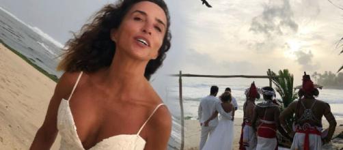 María Patiño se casa por sorpresa en Sri Lanka. / JALEOS