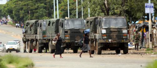 PICS: Zimbabwean military deployed to areas hit by fuel protests ... - iol.co.za via Blasting News Library