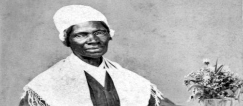 Missing from the monument are women of color like Sojourner Truth, depicted here. [image source: Wikipedia Commons/'source unknown']