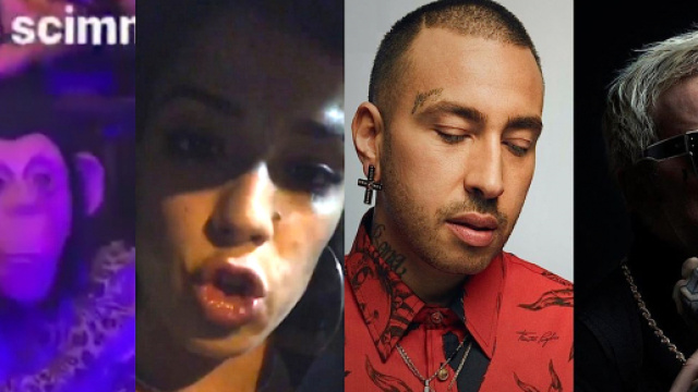 L'uomo scimmia, Greta Menardo, Luché e Salmo.