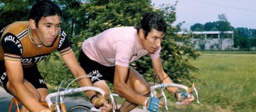 Eddy Merckx e Felice Gimondi ai tempi della loro grande rivalità