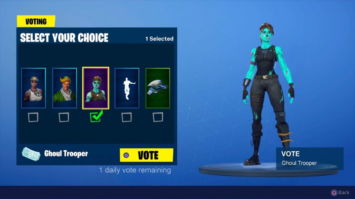 Introducing Fortnite Item Shop Voting