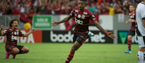 Bruno Henrique brilhou na vitória do Mengão no clássico contra o Vasco. (Reprodução/Instagram/@alexandrevidalfotografo)