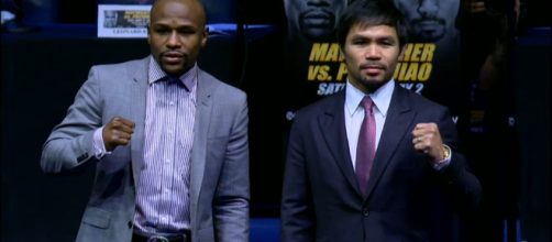 Floyd Mayweather and Manny Pacquiao are reportedly looking to hold their second fight in Saudi Arabia – image credit: Prize Fight/ Flickr Photos