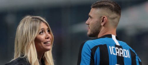 Wanda Nara insieme al marito Mauro Icardi