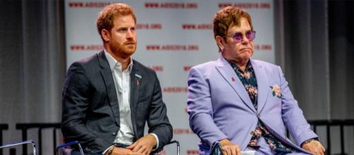 Prince Harry and Elton John Launch AIDS Initiative (Image via Entweekly/Youtube screencap)