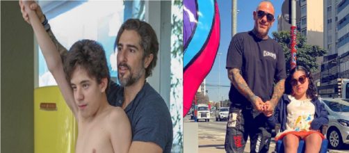 Marcos Mion e Fogaça são dois famosos com filhos portadores de necessidades especiais. (Fotomontagem)