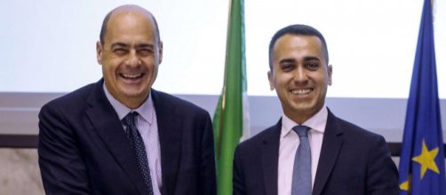 Nicola Zingaretti (PD) e Luigi Di Maio (M5S).