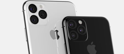 Iphone 11 cámara trasera de tres lentes