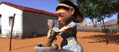 Maria, protagonista do curta, repete a história da mãe. (Reprodução)