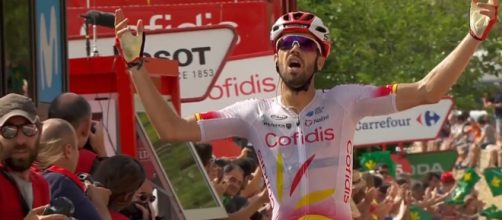 Jesus Herrada ha vinto la sesta tappa della Vuelta Espana