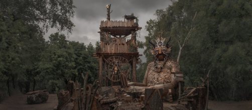 Le sculture di Thomas Dambo nel bosco di Boom, Belgio