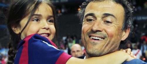 Luis Enrique despide a su hija con un mensaje