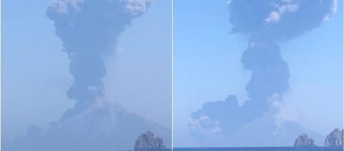 Stromboli erutta nuovamente nella notte, cenere e lapilli sulle case