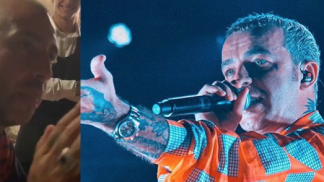 Luché a sinistra, Salmo a destra.