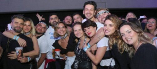 Show de Sandy e Junior foi marcado por plateia de famosos. (Divulgação/ Reginaldo Teixeira/ CS Eventos)