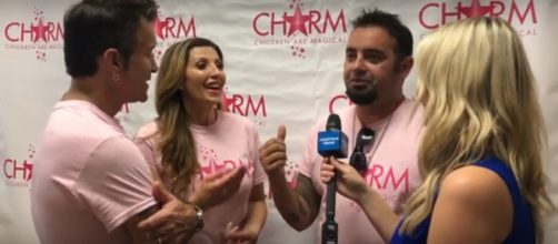 Scott and Jaclyn Stapp (L) delight in a second successful Back-to-School Bash for the CHARM Foundation. [Image source: Nashville Noise/YouTube]