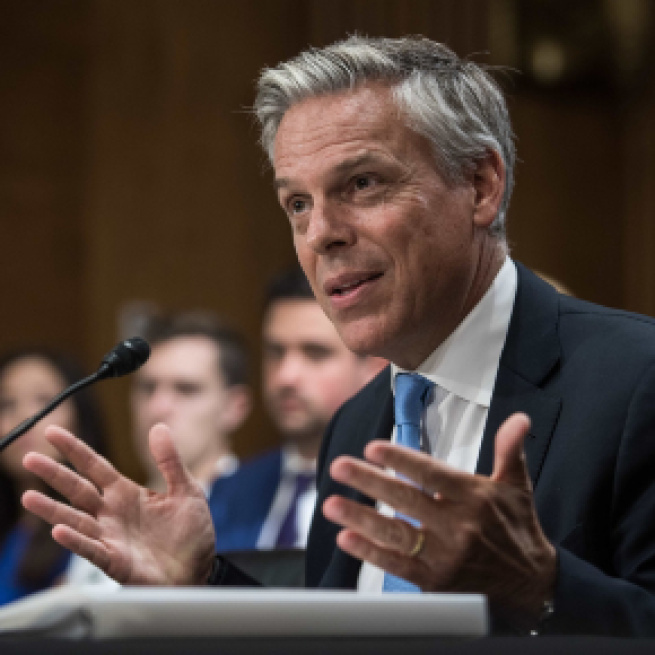 US Ambassador to Russia Jon Huntsman resigns | (Image via ABCNews/Youtube)