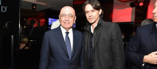 Adriano Galliani e Pippo Inzaghi