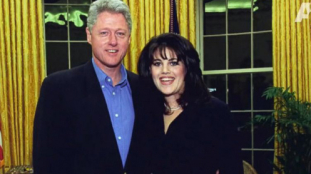 Bill Clinton e Monica Lewinsky, protagonisti del 'Sexgate'