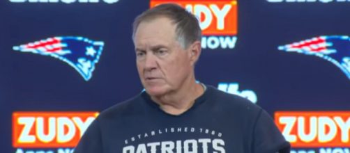 Belichick said the Patriots will take it day by day with Brown. [Image Source: New England Patriots/YouTube]