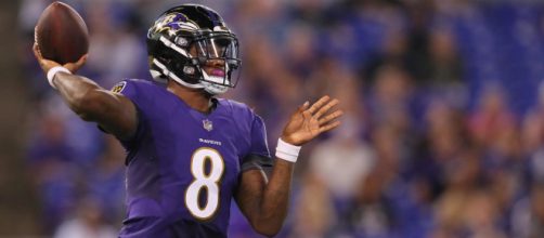 Lamar Jackson destroyed the Miami Dolphins in Week 1. [Image Credit: Baltimore Ravens/YouTube]