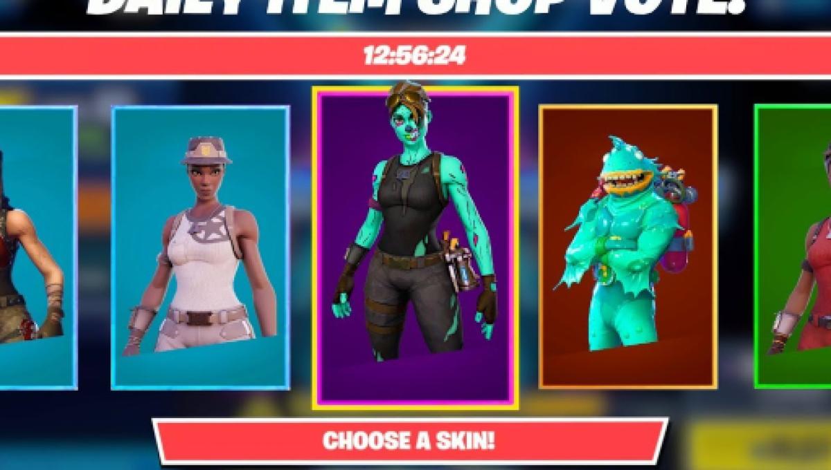 Fortnite Battle Royale How To Vote For Skins In The Item Shop