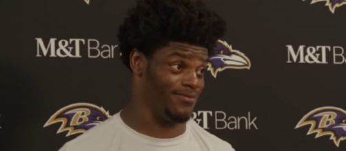 Jackson was the No. 32 pick in the 2018 NFL Draft. [Image Source: Baltimore Ravens/YouTube]