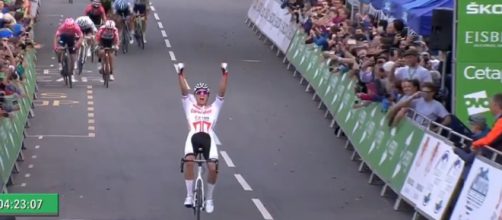 Mathieu Van der Poel, la vittoria al Tour of Britain