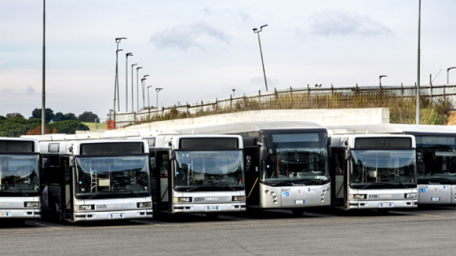 Autobus del consorzio Roma TPL.