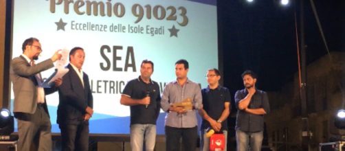 Cerimonia di premiazione della SEA di Favignana